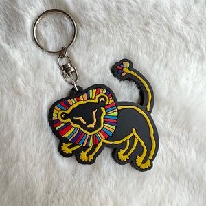 Disney The Lion King Musical Keychain Simba Rubber Keychain Broadway Souvenir